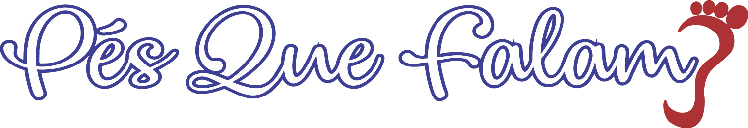 logo do site Pés que falam, que foca no curso de reflexologia podal